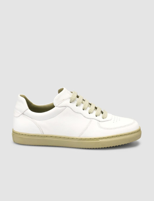 Lenamar MonaMae Beyaz - Yeşil Detaylı Kadın Sneaker