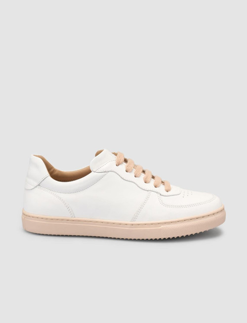 Lenamar MonaMae Beyaz - Pembe Detaylı Kadın Sneaker