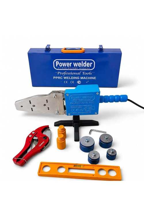 Professional 1800 Watt Pprc Plastik Boru Kaynak Makinesi Seti & Boru Makaslı Metal Çantalı Set