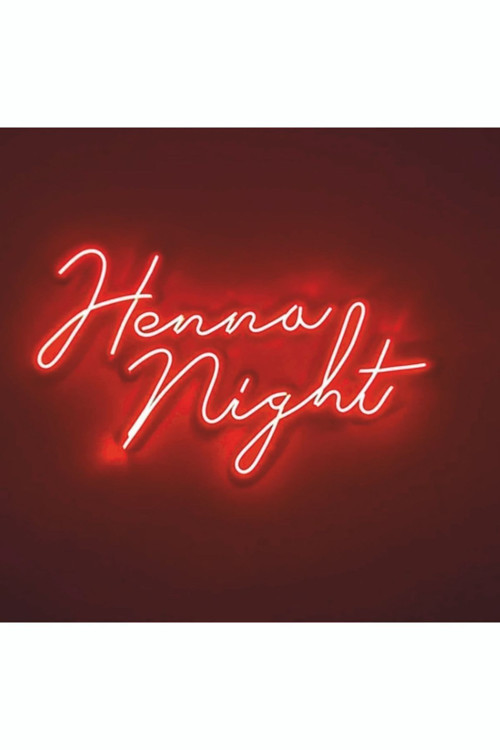 Neon Led Henna Night Dekoratif Duvar Aydınlatması