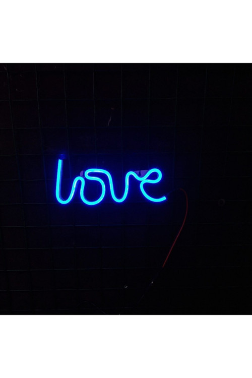 Neon Love Yazılı Led Işık