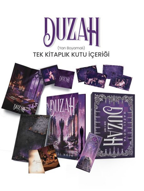 Duzah 3: Şah ve Mat-Tek Kitaplık Kutu-Yan Boyamalı