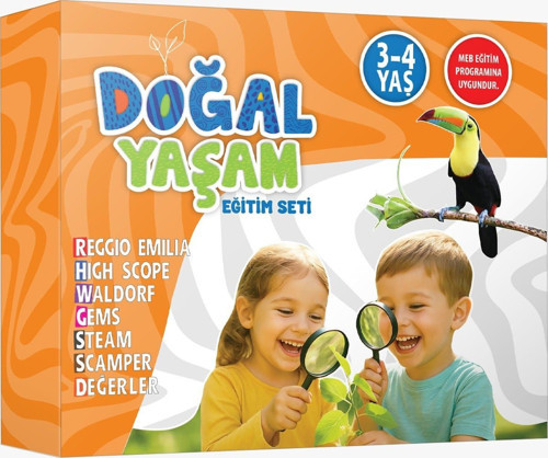 Doğal Yaşam 3-4 Yaş Eğitim Seti – Gems Yaklaşımlı Okul Öncesi Etkinlik Seti