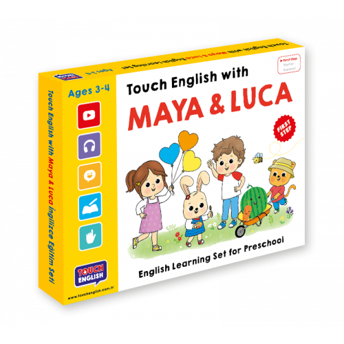 Touch English With Maya & Luca 3-4 Yaş Ingilizce Eğitim Seti – 11 Kitap ve Dijital Içerik