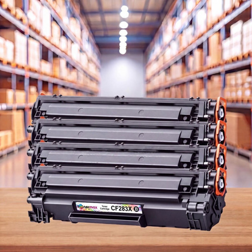 HP LaserJet Pro M127fn Muadil Toner Çipli CF283X 4'lü 2.400 Sayfa