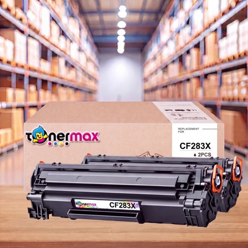 HP LaserJet Pro M127fn Muadil Toner Çipli CF283X 2'li 2.400 Sayfa