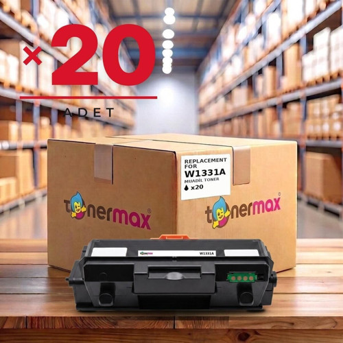 HP Laser 408dn Muadil Toner Çipli W1331A 20'li 5.000 Sayfa