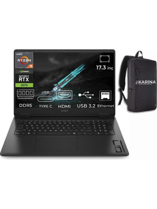 Omen 17-DB1003NT Ryzen AI 9 365 C67G1EA-K26 96GB 1TB RTX5070 8GB W11Pro 17.3" Full HD Gaming Laptop