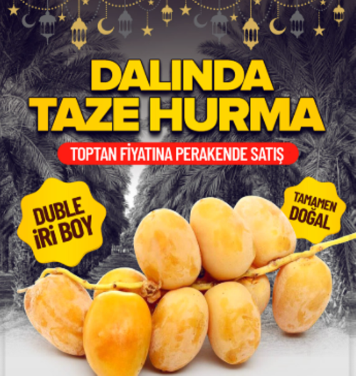 Ballı Dallı taze Hurma (5kg)