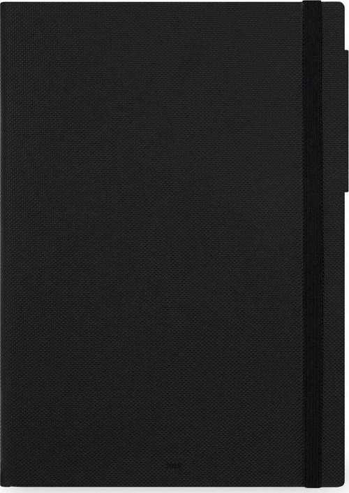 Maxi Size Agenda/Planner 2025 12 Months Haftalık Ajanda Black Diamond