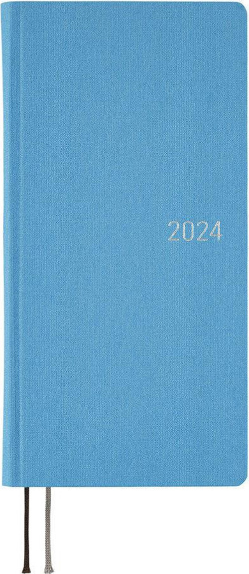 Techo Weeks Japanese Version 2024 Jan. Start Celeste Blue