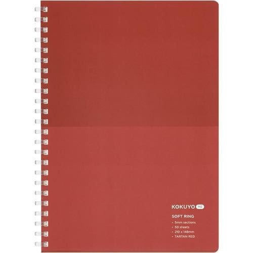 Me Limited Edition 2024 50 Yaprak, Soft Ring Telli, 5 mm Kareli, A5 Defter Tartan Red