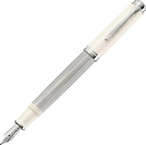 Souveraen M405 Silver White Fountain Pen