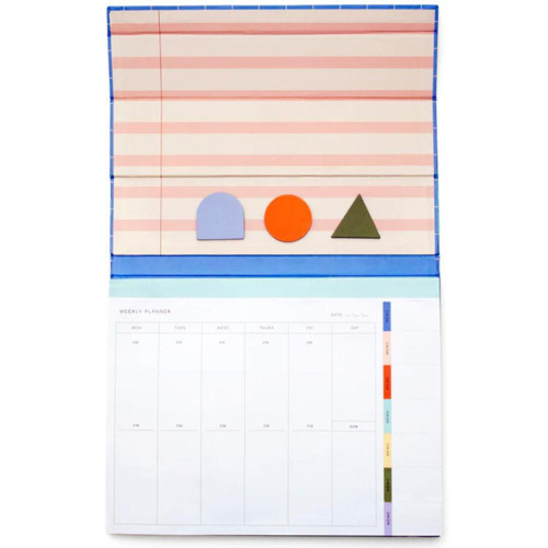 Inkerie Retro-Design Weekly Desk Planner Haftalık Planlama Seti