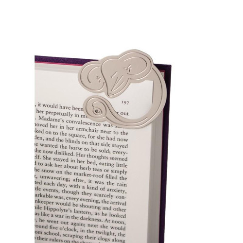 Curled Up Corners Metal Kitap Ayracı - Sleepy Mouse