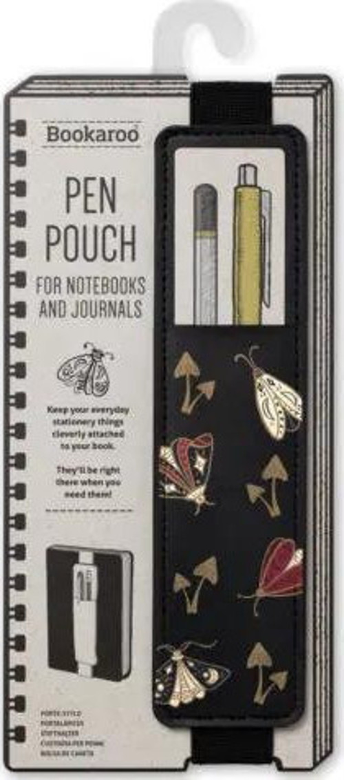 Bookaroo Pen Pouch Lastikli Kalemlik Dark Moth