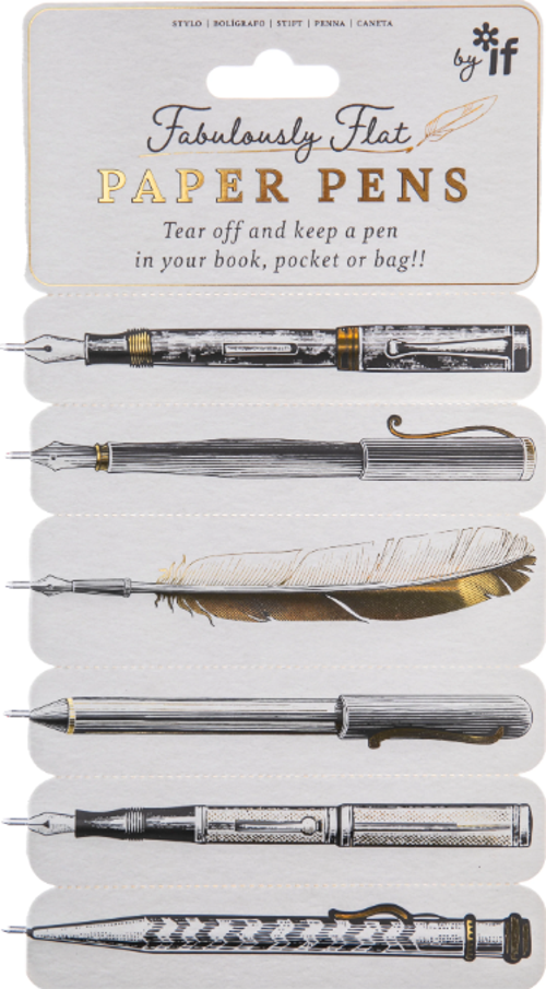 İf Fabulously Flat Paper Pen Kalemli Kitap Ayracı
