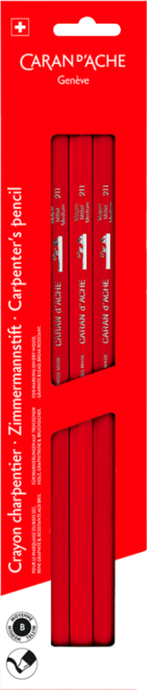 Set Pack Containing 3 Charpenter Graphite Pencils 211.372