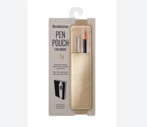 Bookaroo Pen Pouch Gold Lastikli Kalemlik
