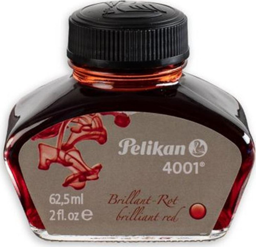 4001 Brilliant Kırmızı Şişe Mürekkep 62,5 ml
