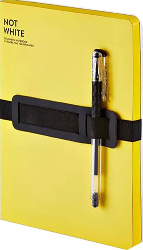 Not White Sarı - Çizgisiz Defter