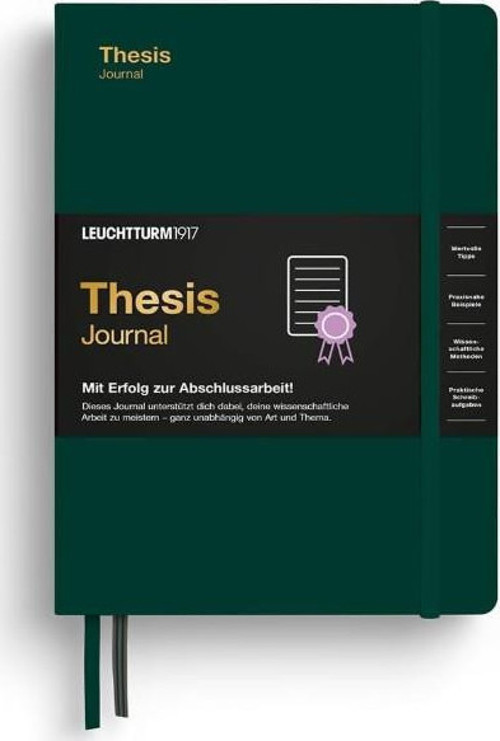 1917 Thesis Journal Medium (A5), Sert Kapak, Forest Green, Almanca 369205
