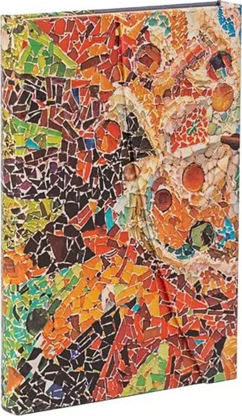 Gaudí's Sun Sert Kapak 9x14 cm Çizgili Defter PB9796-9
