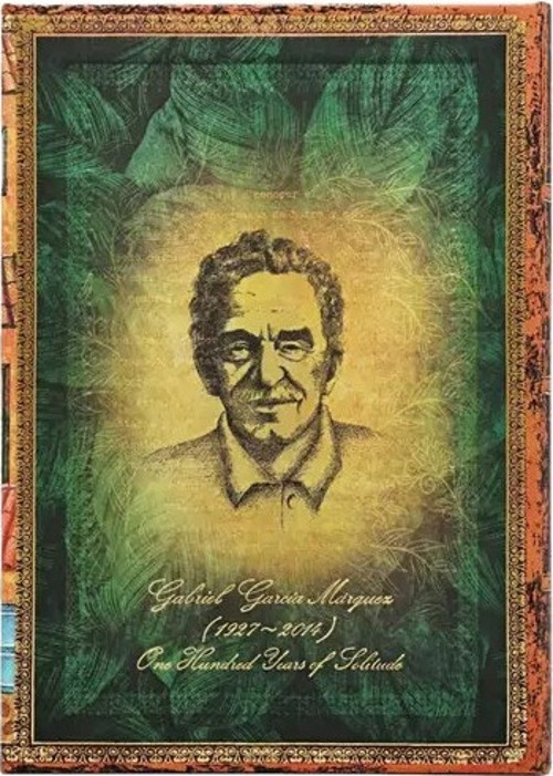 Garcia Marquez, One Hundred Years of Solitude Sert Kapak 18x23 cm Çizgisiz Defter PB1523-0