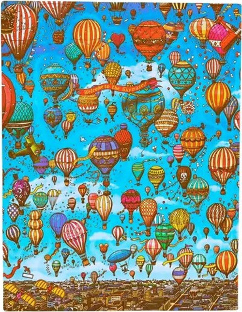 Balloon Festival Sert Kapak 18x23 cm Çizgili Defter FB9908-6