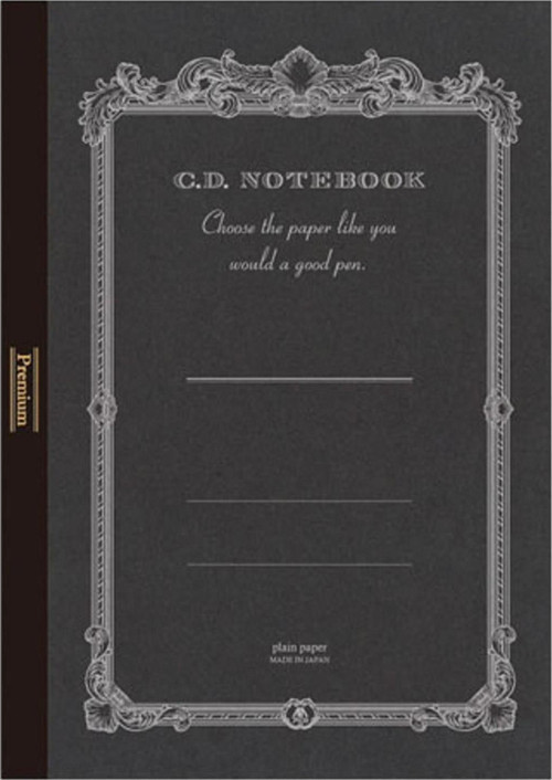 Premium CD A4 Defter Siyah Düz