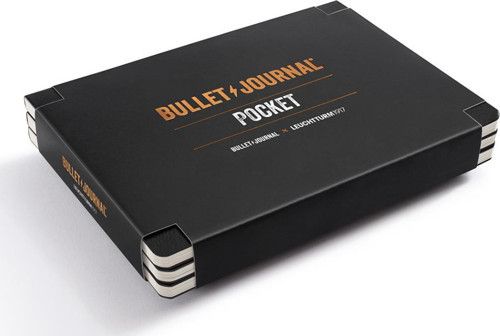 1917 Bullet Journal Edition Pocket A6 Dotted 3 Pack Defter Seti Siyah 371123