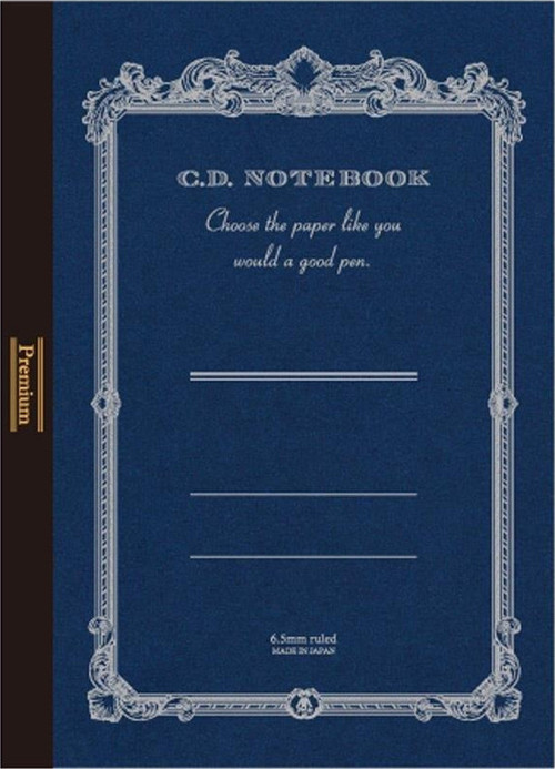Premium CD A6 Defter Mavi Çizgili