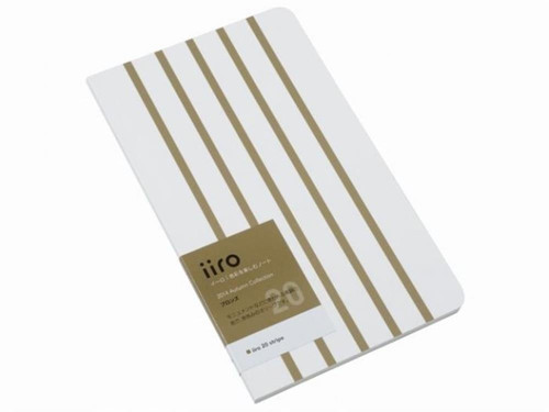 Iiro 20 Bronze Stripe Çizgili Defter