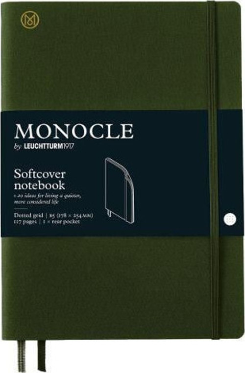 1917 x Monocle Limited Edition Defter B5, Yumuşak Kapak, 192 Noktalı Sayfa Olive 369722