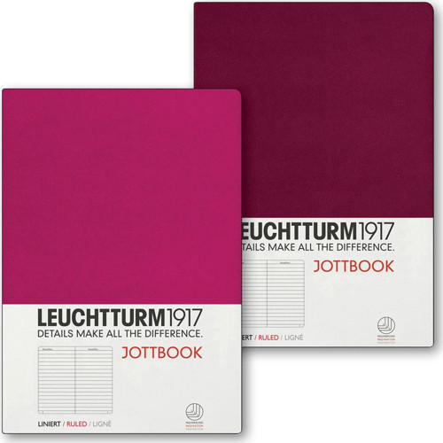 1917 Jottbook Esnek Kapak A5 Çizgili Defter 2'li Paket Berry - Port Red 362695