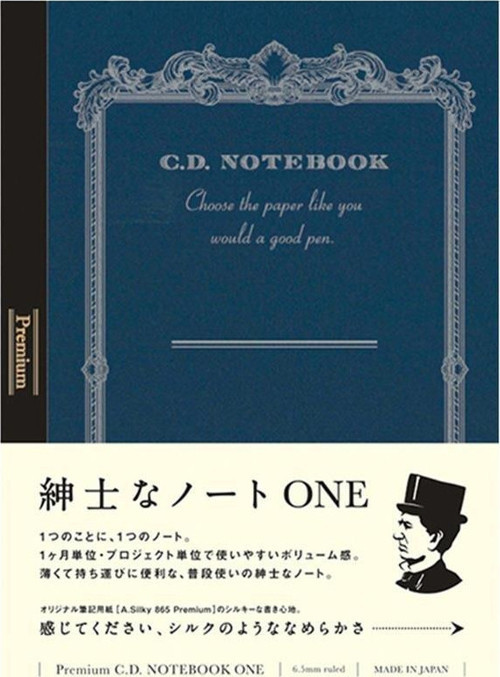 Premium CD ONE A6 Defter Mavi Çizgili