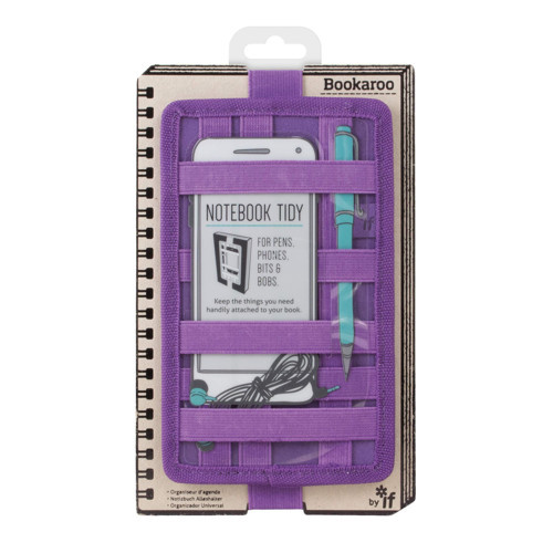 Bookaroo Notebook Tidy Defter Üzeri Düzenleyici - Purple