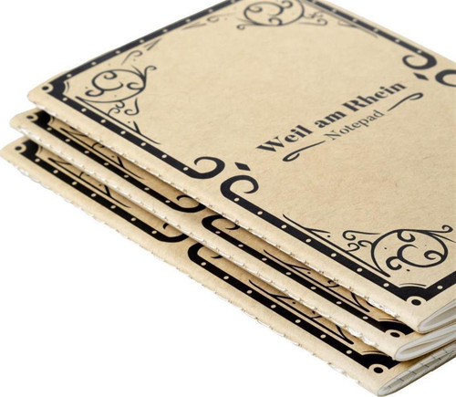 Kraft Notebook 3'lü Set Karışık ( Çizgisiz, Çizgili ve Kareli)
