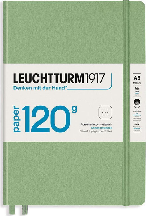 1917 Superior Paper Edition 120 g/m² Sert Kapak, A5, Noktalı Sage 363537