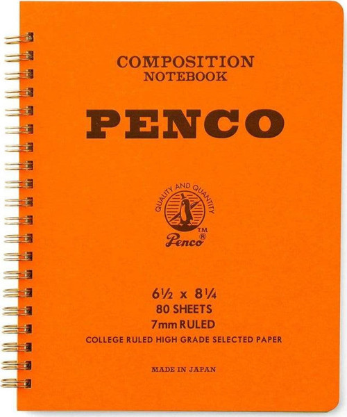 Coil Composition Notebook Orange A5 Çizgili Telli Defter