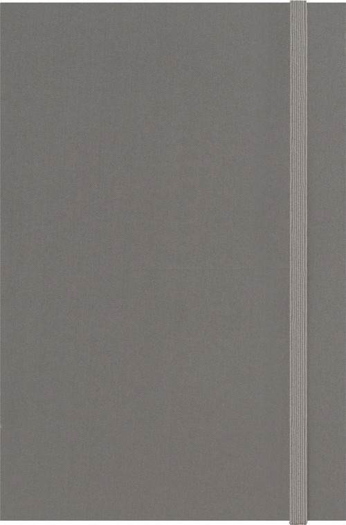 Kokea A5 Keten Kumaş Sert Kapaklı Defter Grey