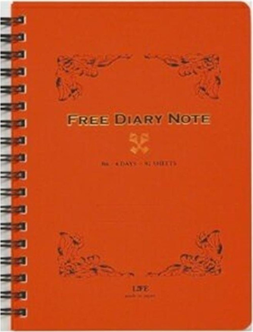 Free Diary B6 Telli Turuncu Defter Çizgili