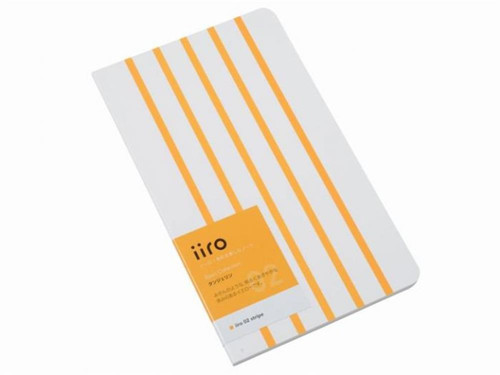Iiro 02 Tangerine Stripe Çizgili Defter