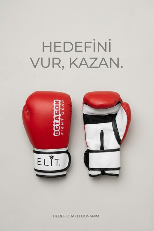 Boks Kick boks Muay Thai Eldiveni Yüksek Bilek Destekli Dayanıklı Antrenman Eldiveni