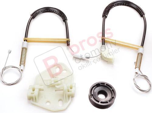 Ford Escort MK6 1995-2002 Orion MK3 4/5 Kapı 91ABA23201 İçin Elektrikli Ön Sol Cam Kriko Tamir Seti