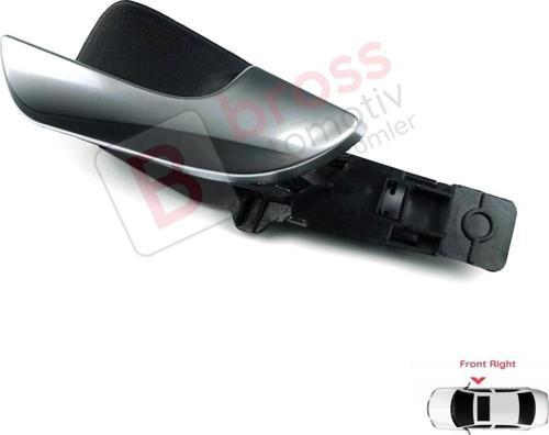 BDP1117 Alfa Romeo Giulietta 940 için İç Kapı Açma Kolu Ön Sağ 156092165 Kapaklı
