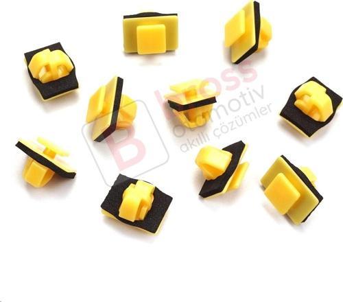 Hyundai İçin 10 Adet Contalı Sarı Çıta Klipsi 87758 35000