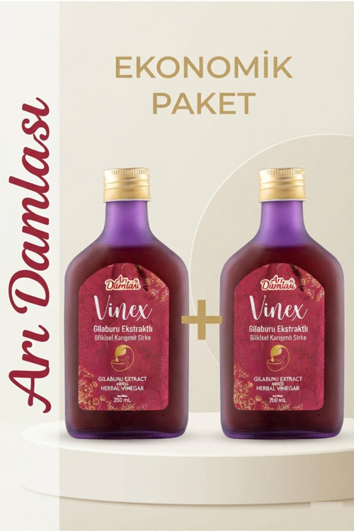 İkili Set Doğal Fermente Gilaburu 2 x 200 ml | Avantajlı Ekonomik Fermente Sirke Paketi