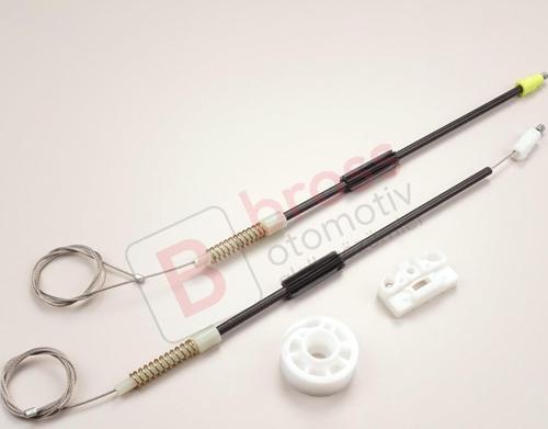 Mercedes S Class W140 1992-1999 4-Kapı Sedan 1407301146 İçin Arka Sol Cam Kriko Tamir Seti