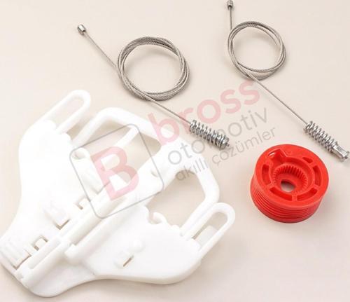 Dodge Nitro 2006-2012 68004821AA İçin Elektrikli Ön Sol Cam Kriko Tamir Seti